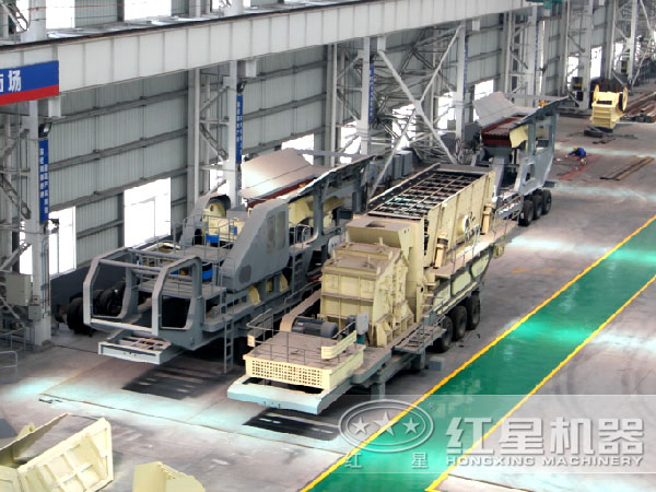 移動式制砂機生產車間