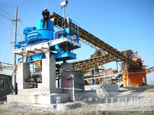 制砂機工作現場 制砂機工作現場