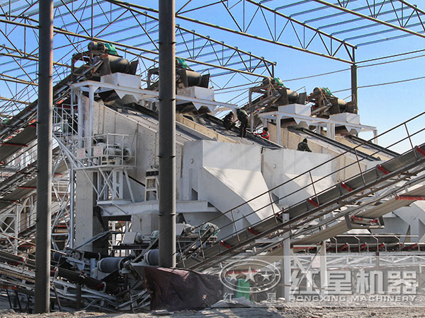 砂石骨料生產線現場 砂石骨料生產線現場