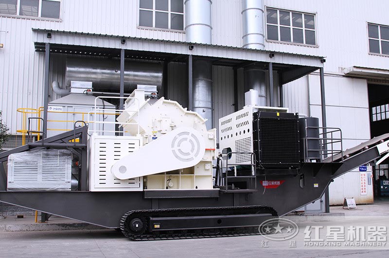 設備實拍——履帶式移動制沙機英姿颯爽 設備實拍——履帶式移動制沙機英姿颯爽