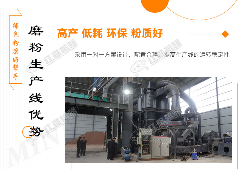 方解石磨粉生產線