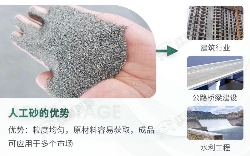 人工砂的優(yōu)勢與應用領域 人工砂的優(yōu)勢與應用領域