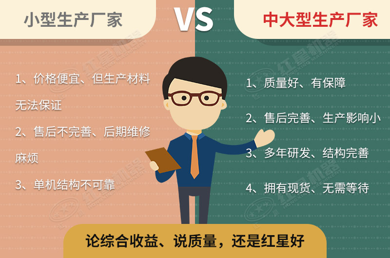 小型廠家與大型廠家對(duì)比 小型廠家與大型廠家對(duì)比