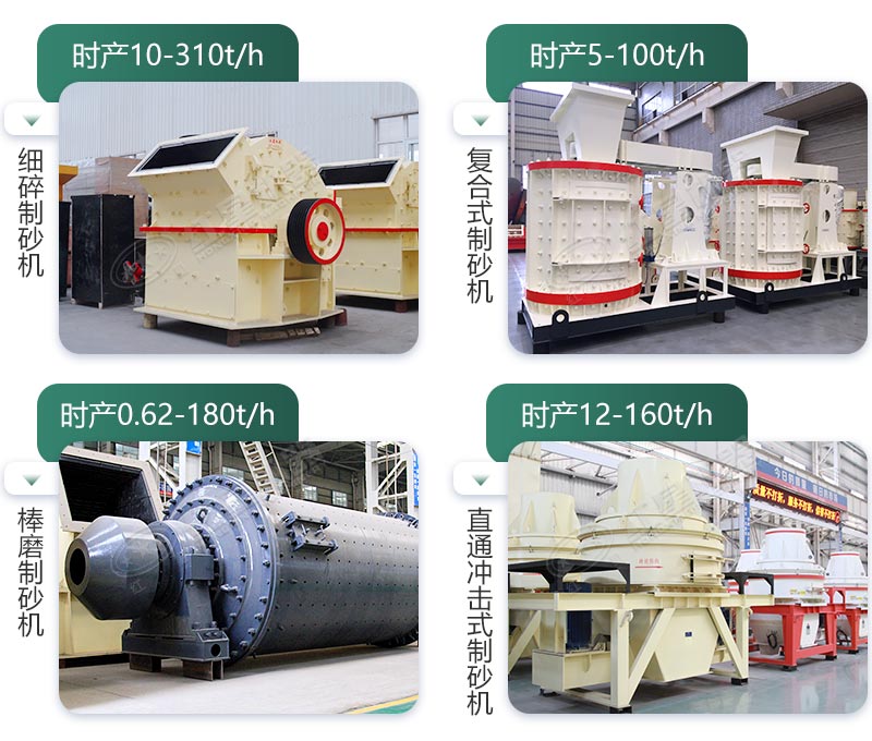 多種類型的小型制砂機 多種類型的小型制砂機