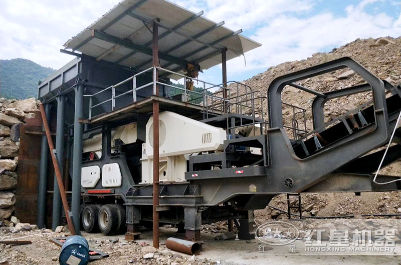 移動石料制砂機工作現場 移動石料制砂機工作現場