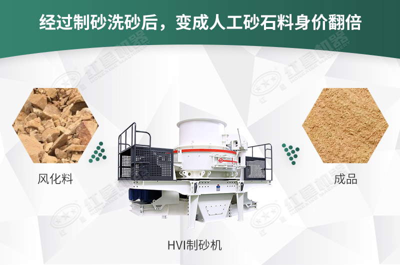 風化料經過制砂后身價大漲 風化料經過制砂后身價大漲