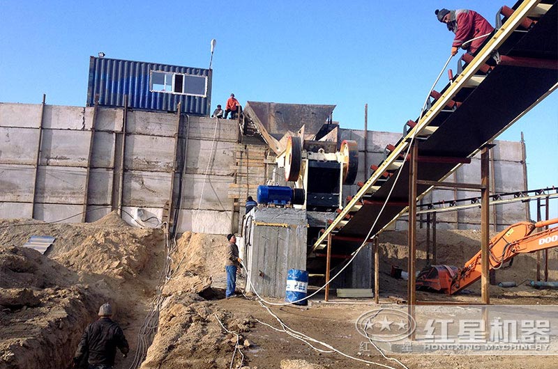 砂石破碎生產現場 砂石破碎生產現場