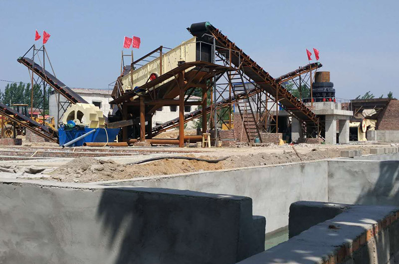 金湖水洗沙室外生產現場 金湖水洗沙室外生產現場
