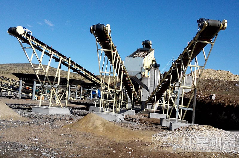 砂石骨料生產現場進行中 砂石骨料生產現場進行中