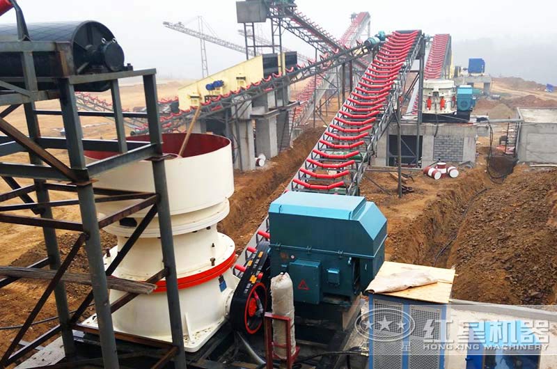 圓錐破生產(chǎn)現(xiàn)場應(yīng)用實例 圓錐破生產(chǎn)現(xiàn)場應(yīng)用實例