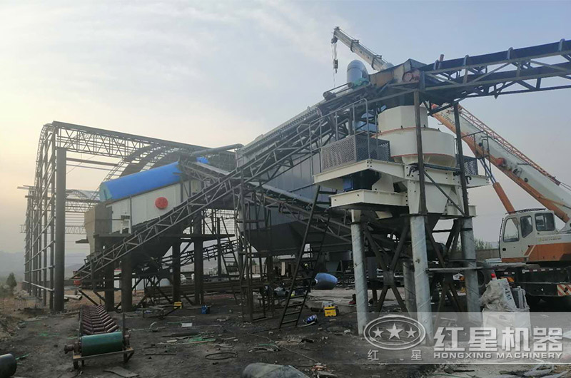 紅星為以往用戶設計的制砂生產現場 紅星為以往用戶設計的制砂生產現場