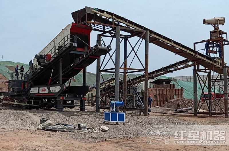 建筑垃圾環保粉碎現場 建筑垃圾環保粉碎現場