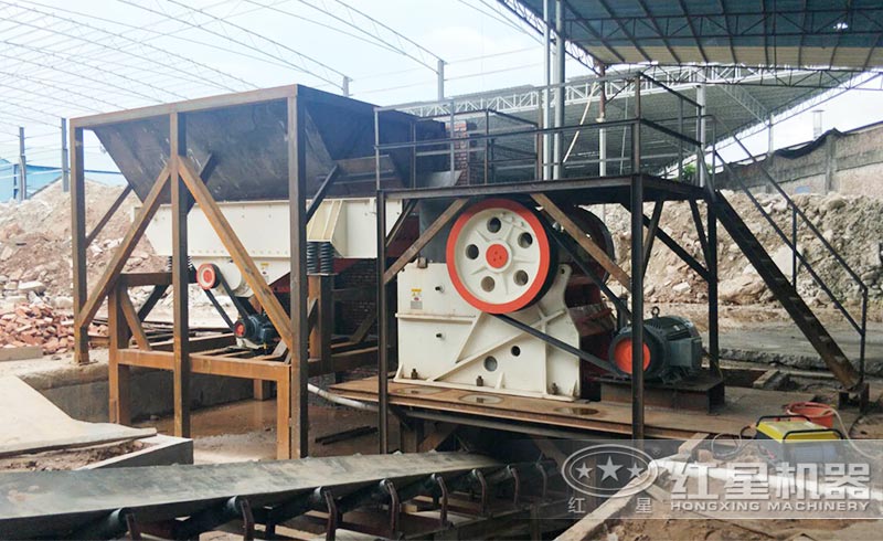 石子加工現場實拍 石子加工現場實拍