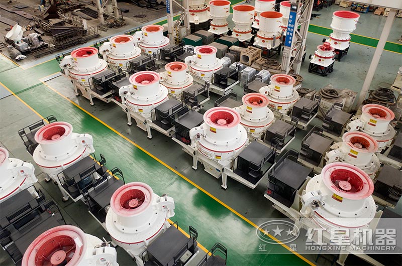 紅星鵝卵石制砂機(jī)廠家車間實拍 紅星鵝卵石制砂機(jī)廠家車間實拍