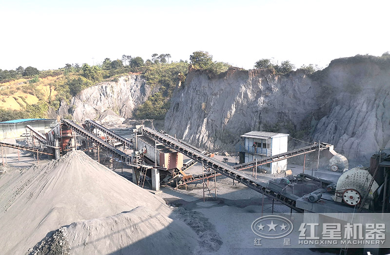 大型機制砂生產現場 大型機制砂生產現場