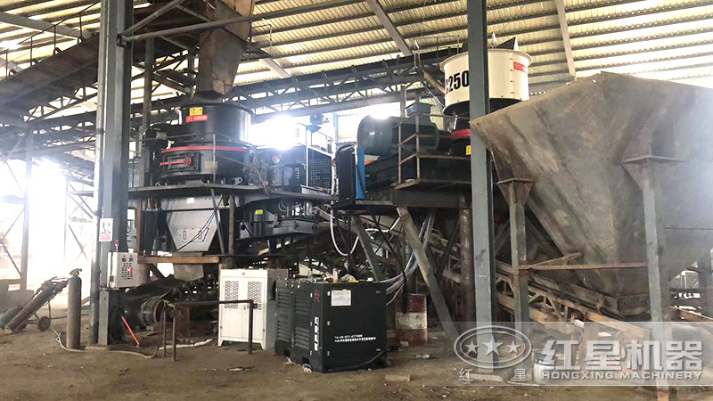 鄂破+圓錐破+制砂機 鄂破+圓錐破+制砂機