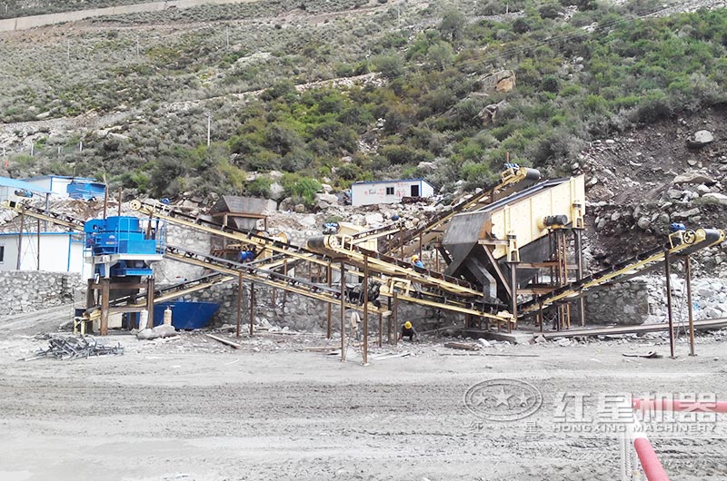 制砂生產(chǎn)線(xiàn)現(xiàn)場(chǎng)